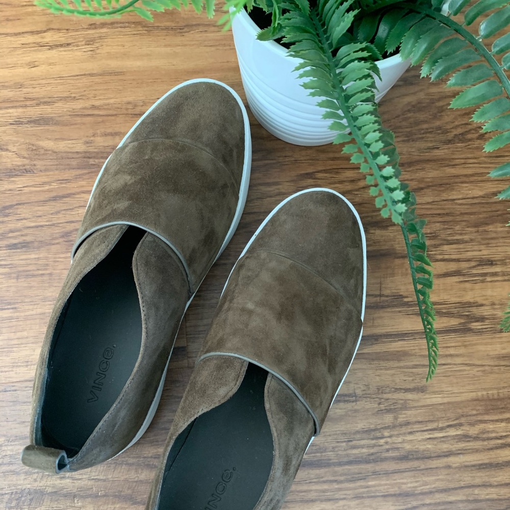 Vince Wallace Platform Slip-On Sneakers